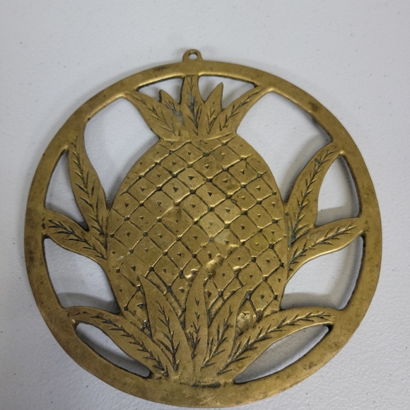 Unknown Other - Brass Pineapple Trivet Hot Stove/Oven Pot/Pan/Tray/Plate/Dish Holder Home Decor